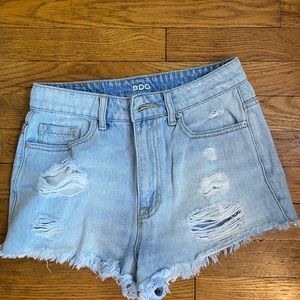 High rise cheeky BDG denim shorts